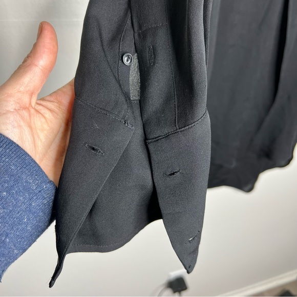 A moveable Feast Silk Black Top Tunic Sz XS - Picture 3 of 9